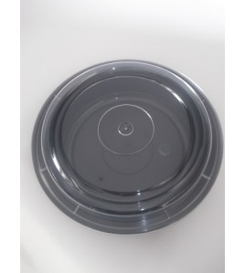  7&quot; Round Plastic Containers With Lids 150 Per Case