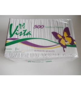 MPI: Vista Quarter Luncheon Napkins 1Ply 6000 / Case