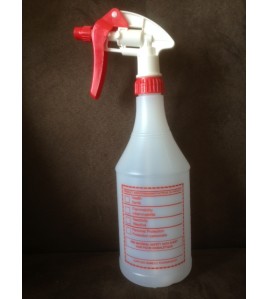 Marino: 24oz WHMIS Label Round Spray Bottle With Bottle Trigger 