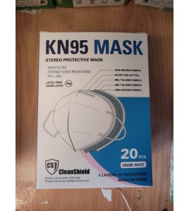 KN95 Protective Mask box of 20 (5 layers of protection) KN95 Protective Mask box of 20 (5 layers of protection)