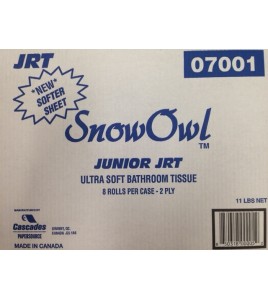 Snow Owl: Ultra Soft JRT Bathroom Tissue 2ply, 8 Rolls X 1000' Per Case Snow Owl: Ultra Soft JRT Bathroom Tissue 2ply, 8 Rolls X 1000' Per Case