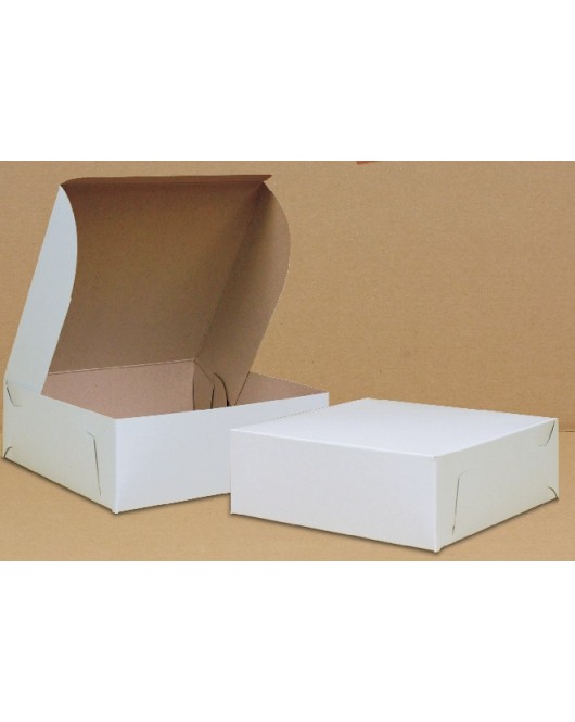cake box 8"x8"x3.5" lock style double quantity 250