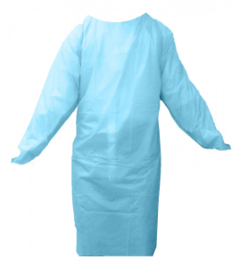 Gown with Thumb Loops CPE 20 pack polyethylene   Gown with Thumb Loops CPE 20 pack polyethylene
