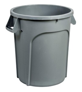 55 gallon garbage/waste containers grey M2  55 gallon garbage/waste containers grey M2