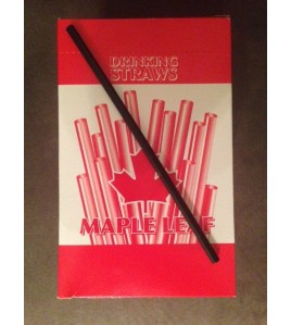 Maple Leaf: 6 Inch Drinking Straws 500 Per Box Maple Leaf: 6 Inch Drinking Straws 500 Per Box