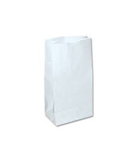 white paper grocery bags 6 lb 500 pcs 6x33/4x11