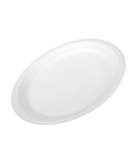 Dynette Liteware: White 10" Foam Plates 500 Pcs / Case