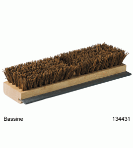 Marino: Utility Deck Scrub Brush With 54" Threaded Handle Marino: Utility Deck Scrub Brush With 54" Threaded Handle