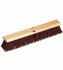 24" Garage/Concrete Wood Broom With 54" Threaded Wood Handle M2 24" Garage/Concrete Wood Broom With 54" Threaded Wood Handle M2
