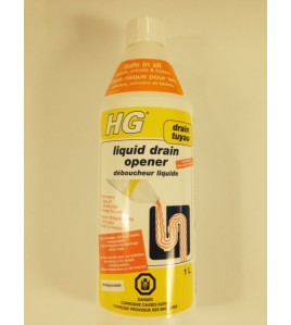 HG: Liquid Acid Free Drain Opener 1L Bottle