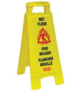 Marino: Caution Wet Floor Sign Marino: Caution Wet Floor Sign