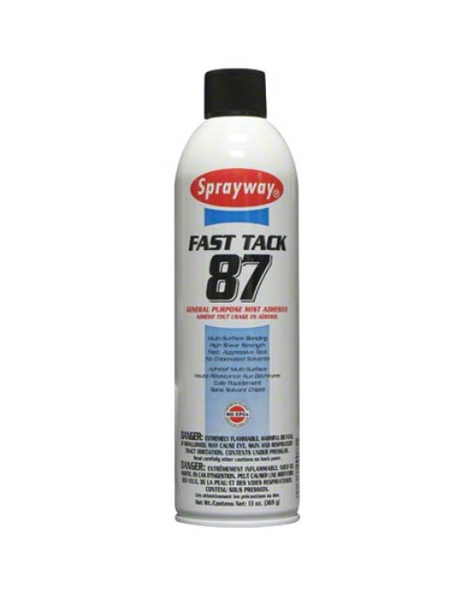 Sprayway Fast tack 87 General purpose mist adhesive 13 oz case of 12 