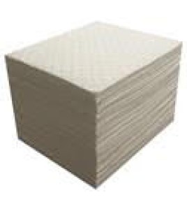 Spill Absorbent Pads 15"x18" oil only pads Medium weight 100 pcs Spill Absorbent Pads 15"x18" oil only pads Medium weight 100 pcs