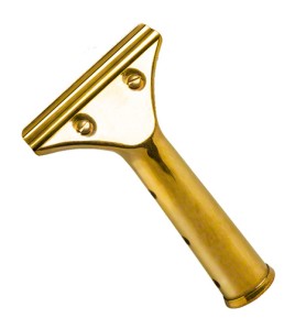 Brass window squeegee handle M2 