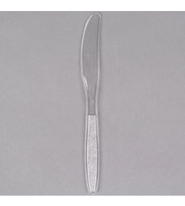 clear plastic knife 100 pack heavy duty 