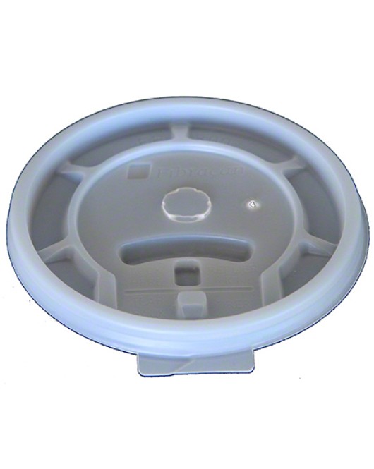 Genpak FB100S plastic fold back lids for genpak foam cups 10oz-12oz bag of 100