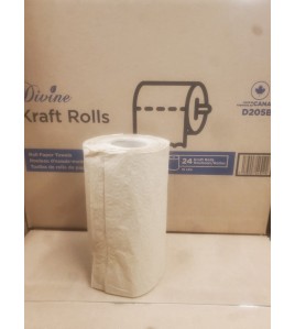 kraft paper towels 205 feet , 24 rolls  kraft paper towels 205 feet , 24 rolls