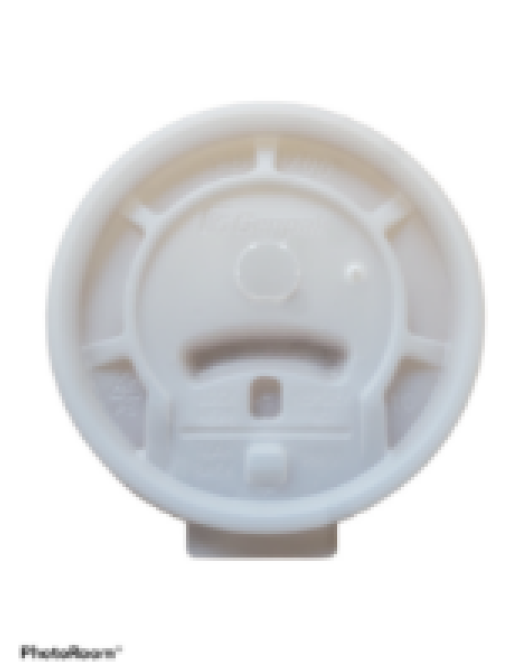 Genpak FB700S plastic fold back lids for 4Cand 7 oz foam cups bag of 100