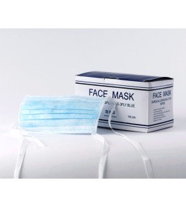 SURGICAL MASK WITH TIE BACKS 3-PLY box of 50  SURGICAL MASK WITH TIE BACKS 3-PLY box of 50