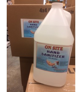 On site Germs Away Antibacterial Hand Sanitizer 4L Bottle 70% alcohol 