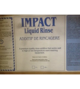 Impact Liquid dishwashing machine Rinse 4x4L Bottles 