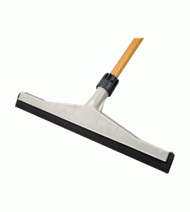 Marino: 22" Heavy duty plastic MUS squeegee With 54" Tapered Wood Handle Marino: 22" Heavy duty plastic MUS squeegee With 54" Tapered Wood Handle