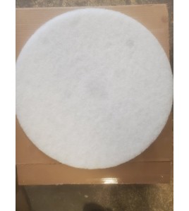 19' white polishing pad case of 5  19' white polishing pad case of 5