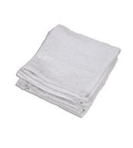 Terry Towels 14" x 14" White 12 Pieces Per Backage Terry Towels 14" x 14" White 12 Pieces Per Backage