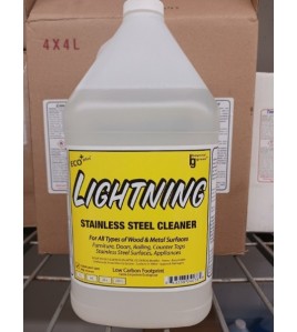 Lightning stainless steel cleaner case of 4 x 4 liter bottles 