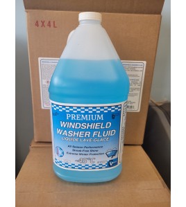 Premium Windshield washer fluid 4 liter bottle -45 Premium Windshield washer fluid 4 liter bottle -45